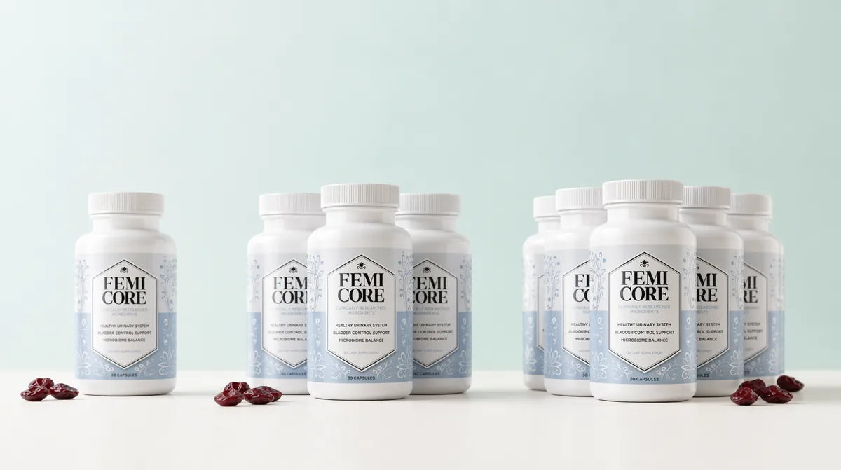 FemiCore bladder supplement 1, 3 and 6 bottle bundles 2026