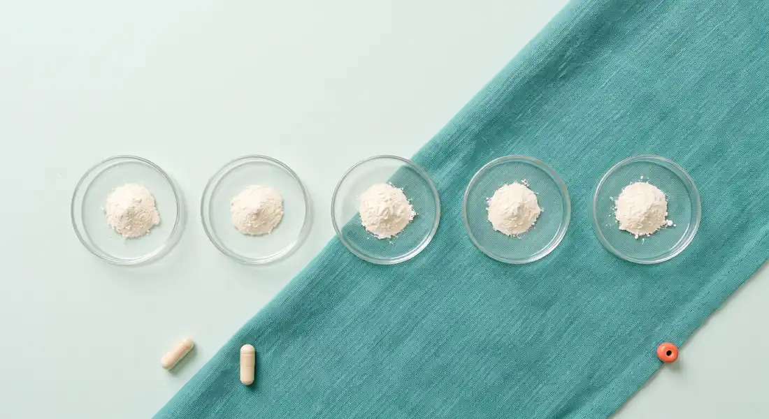 FemiCore ingredients: the five named Lactobacillus probiotic strains