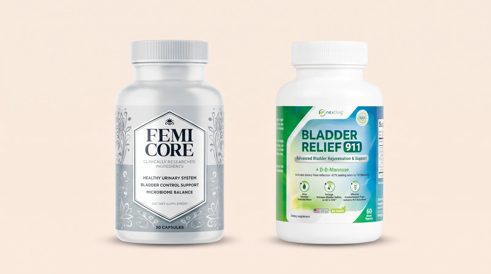 FemiCore vs Bladder Relief 911: An Honest Comparison
