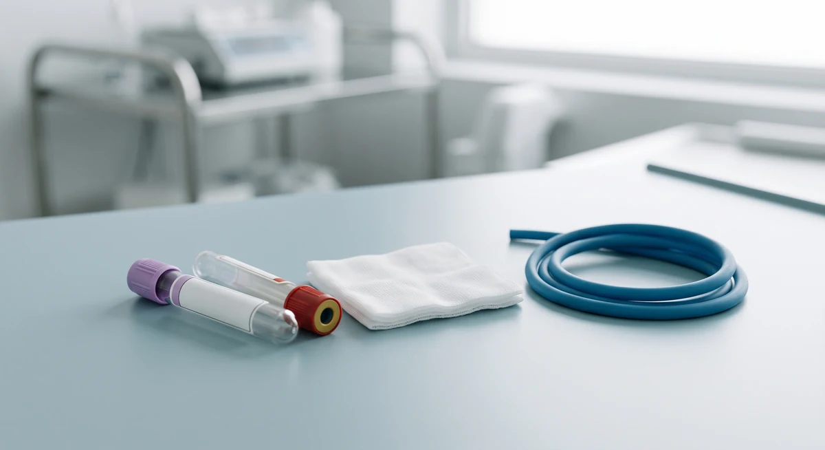 Blood collection tubes used to test vitamin D and calcium levels